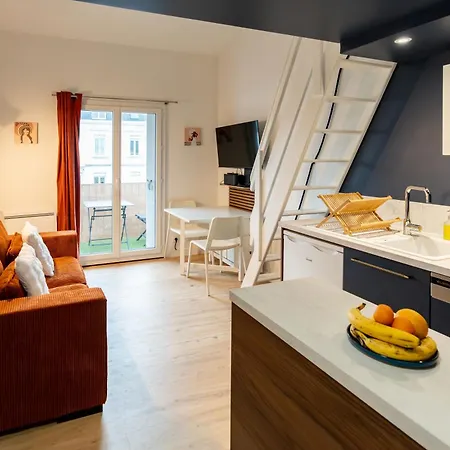 Duplex Pour Famille 4 Personnes, 100m, Tv 4k 아파트 생 질 크루아 드 비