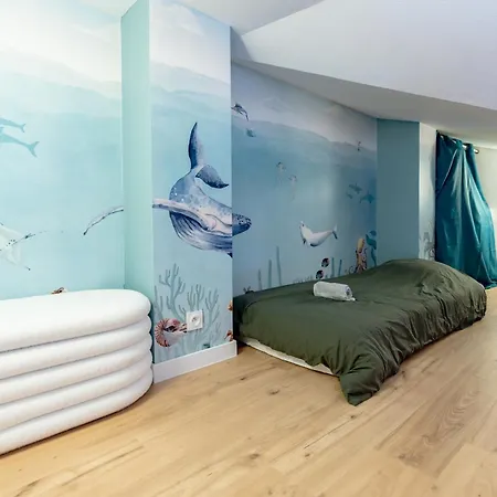 Duplex Pour Famille 4 Personnes, 100m, Tv 4k Apartamento *