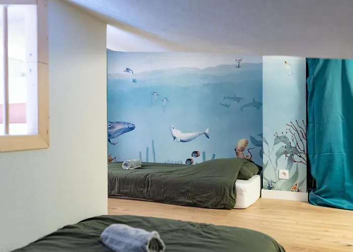 Apartment Duplex Pour Famille 4 Personnes, 100m, Tv 4k